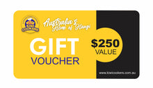 Load image into Gallery viewer, Kiwi Cookers Gift Voucher